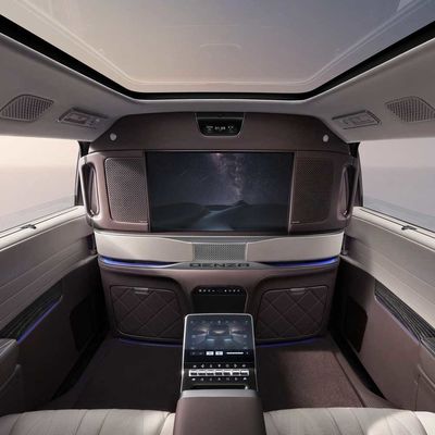 전기 MPV Denza D 9 EV 듀얼 모터 7 좌석 럭셔리 인테리어 편안함 MPV 전기 자동차